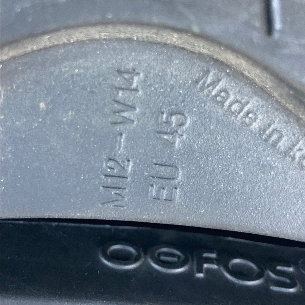 OOFOS‎ Oocloog Slides. Men’s 12 / women’s 14 - Picture 5 of 5